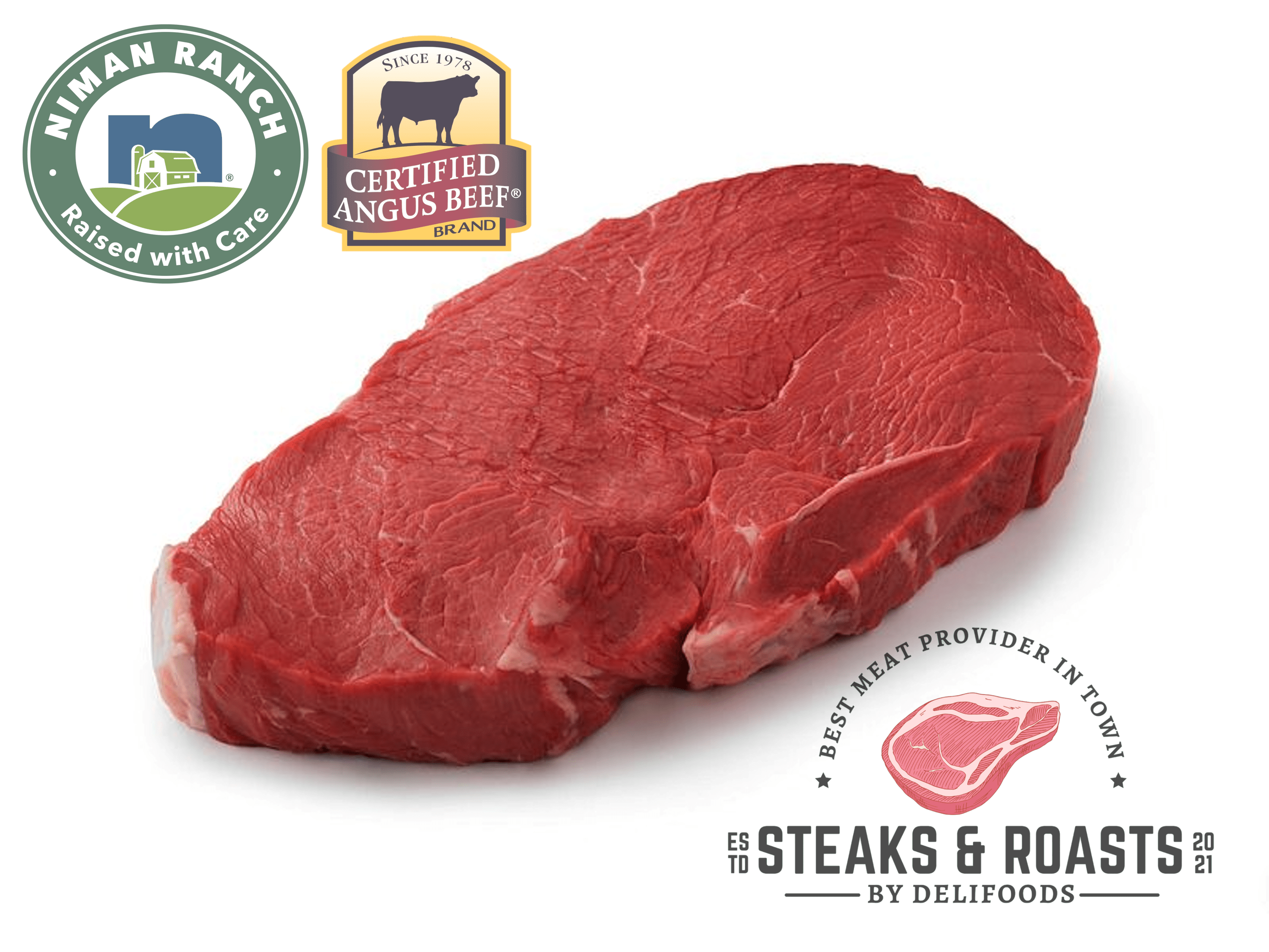 Niman Ranch® Certified Angus Beef Center Cut Top Sirloin Steak Steaks And Roasts 8110